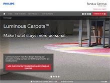 Tablet Screenshot of luminous-carpets.com